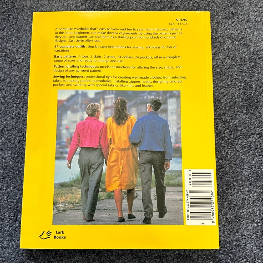 Easy Style: Sewing the New Classics by Elsebeth Gynther - Bright Yellow Cover - Picture 2 of 10